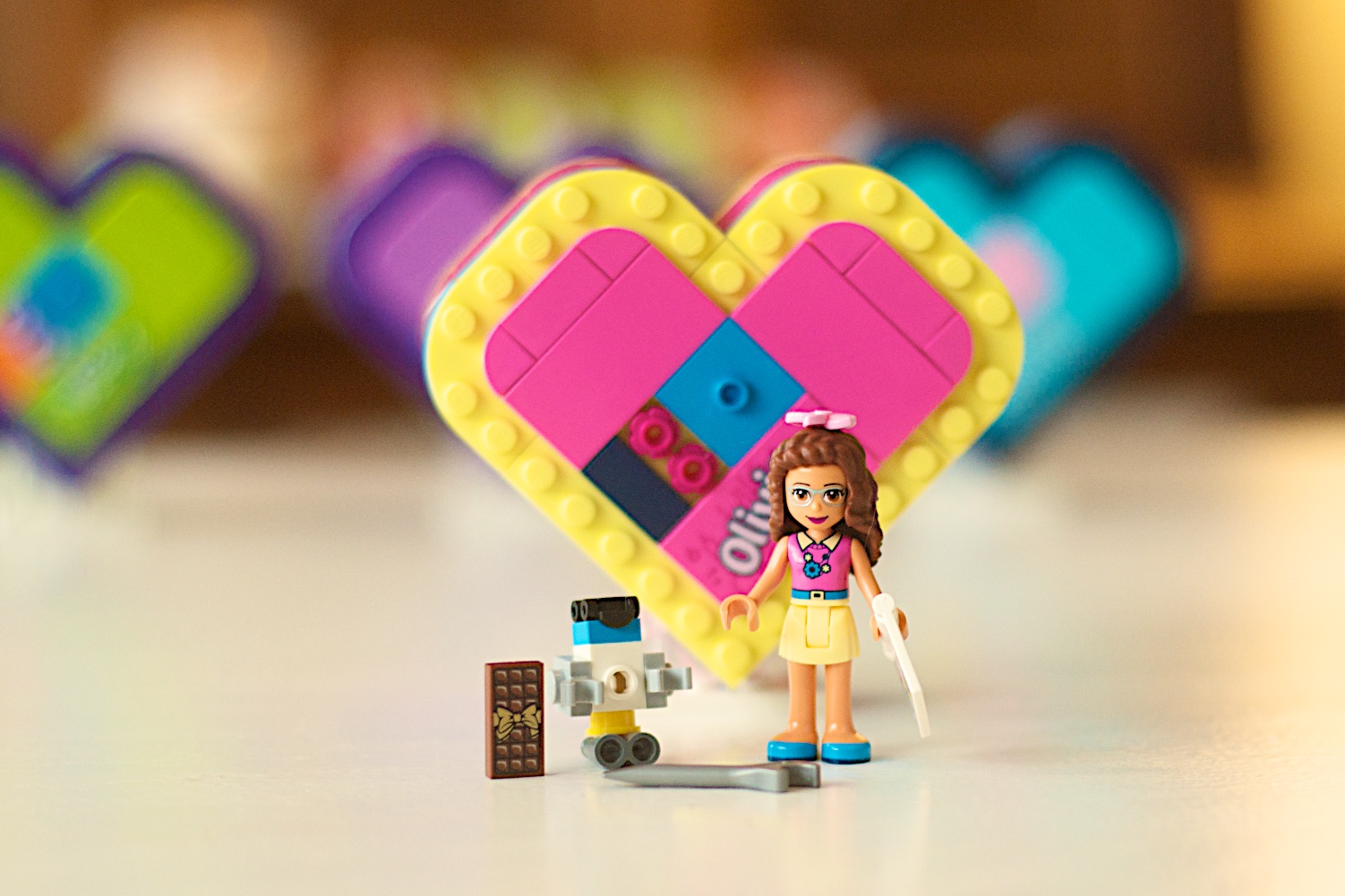 LEGO 41357 Friends Olivia's Heart Box