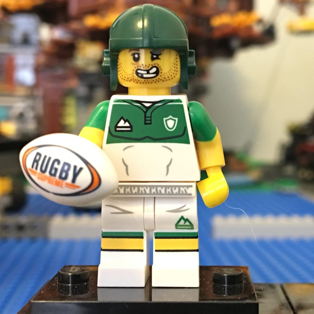 LEGO 71025 CMF Series 19 Rugby Player Minifigure - Brick Land