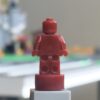 LEGO Trophy or nanofigure - monochrome Dark Red - Image 2