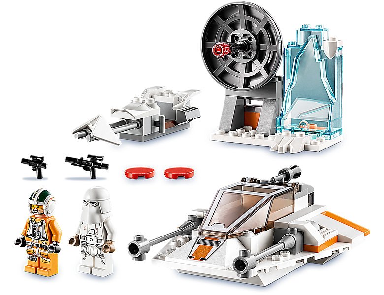 LEGO 75268 Star Wars Snowspeeder parts