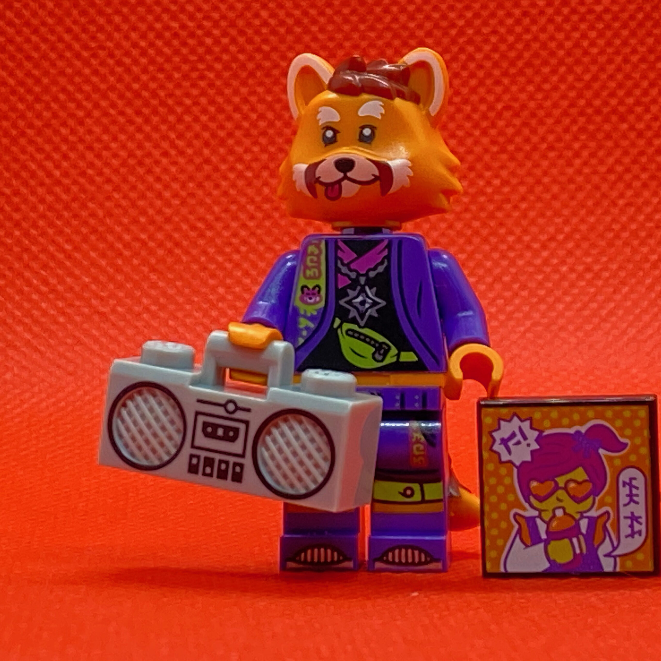 Minifigure - Red Panda Dancer Bandmates - Brick Land