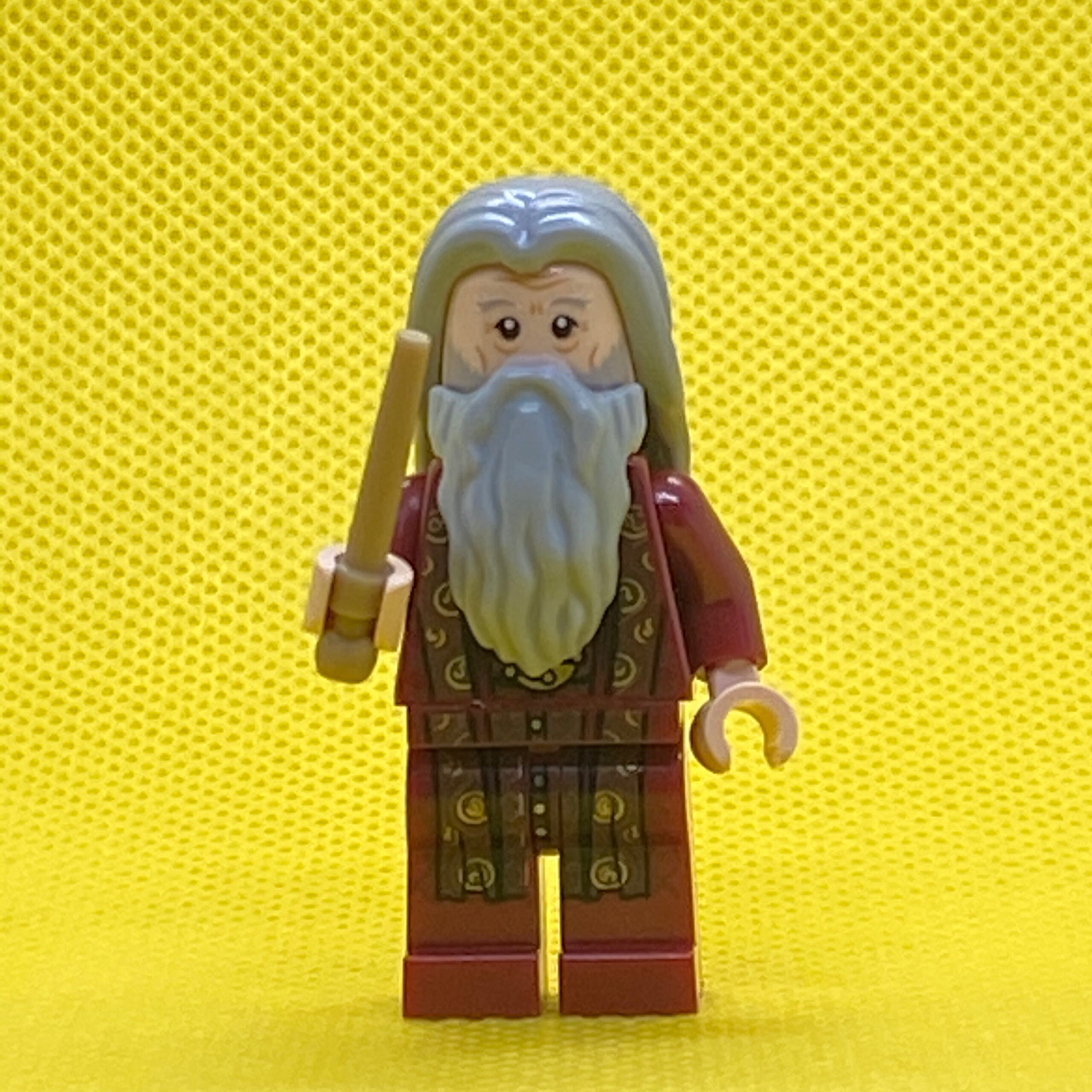 *NEW* Lego Long Grey Hair Wizards Dumbledore Minifigures Figure x 1 piece 