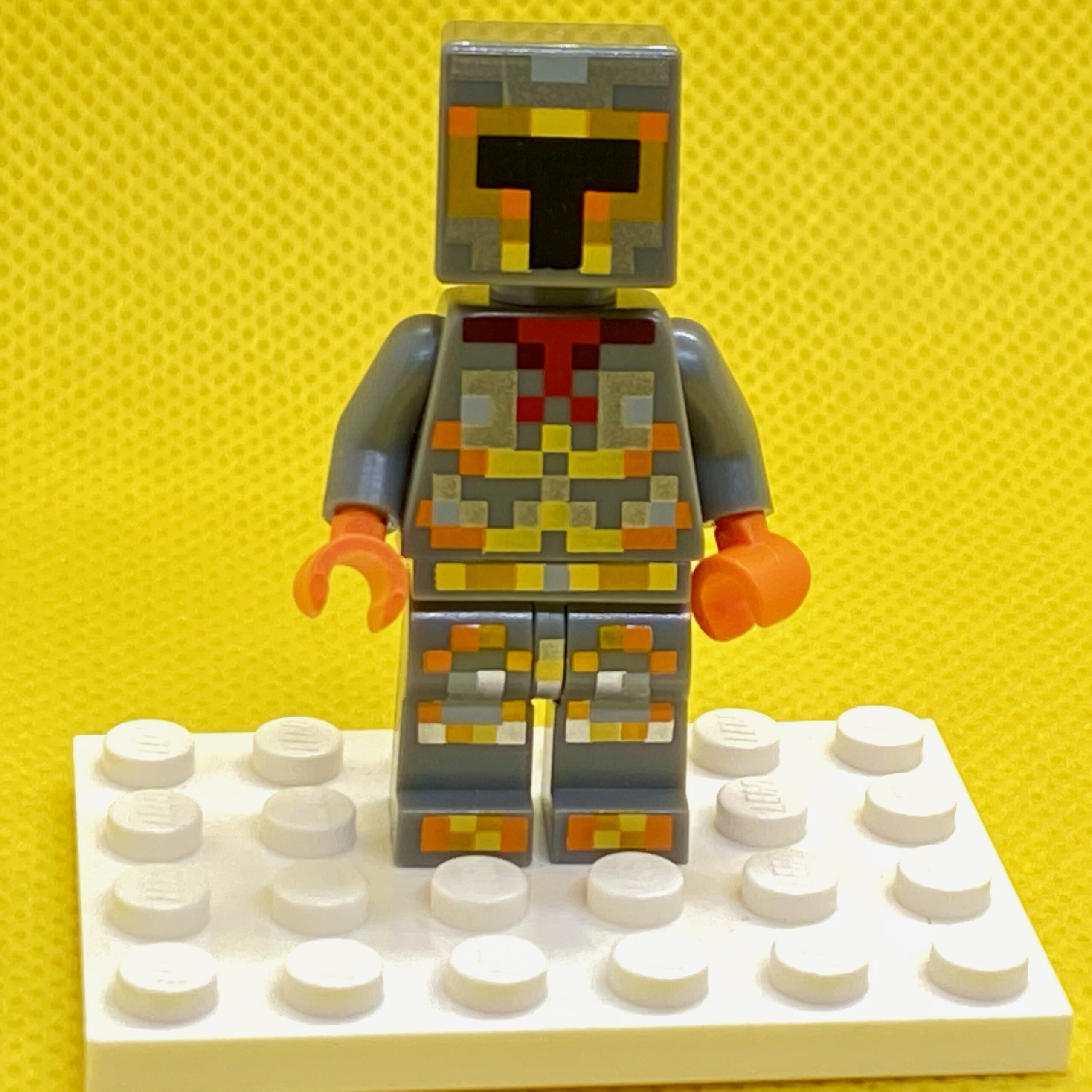 Lego Minecraft Lava Knight Minifigure Brick Land