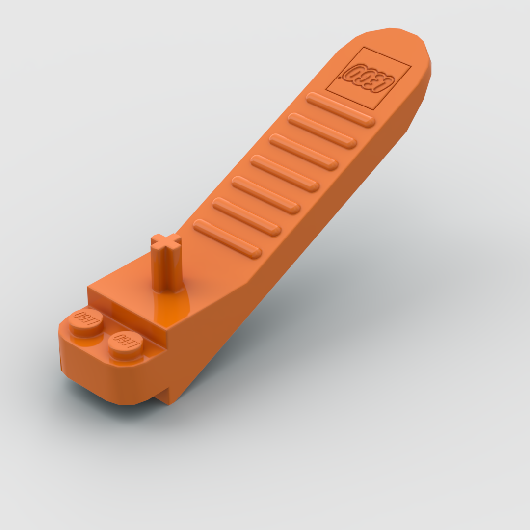 Orange Brick and Axle Separator LEGO® Human Tool 96874 
