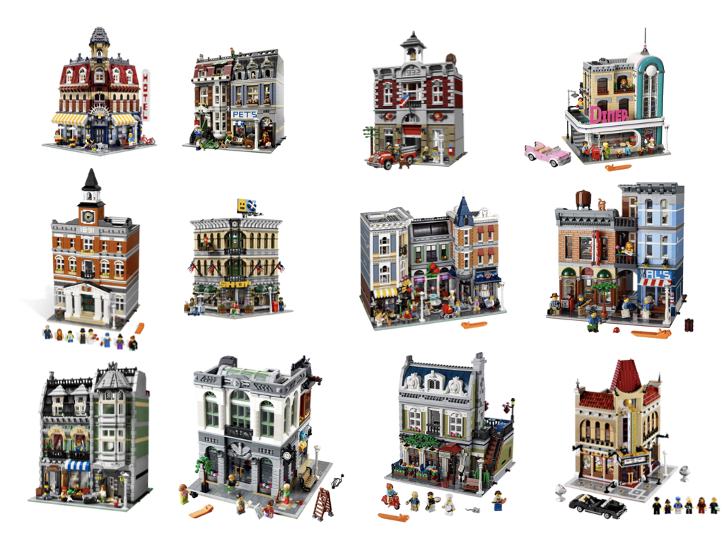All the LEGO Modular Sets.001