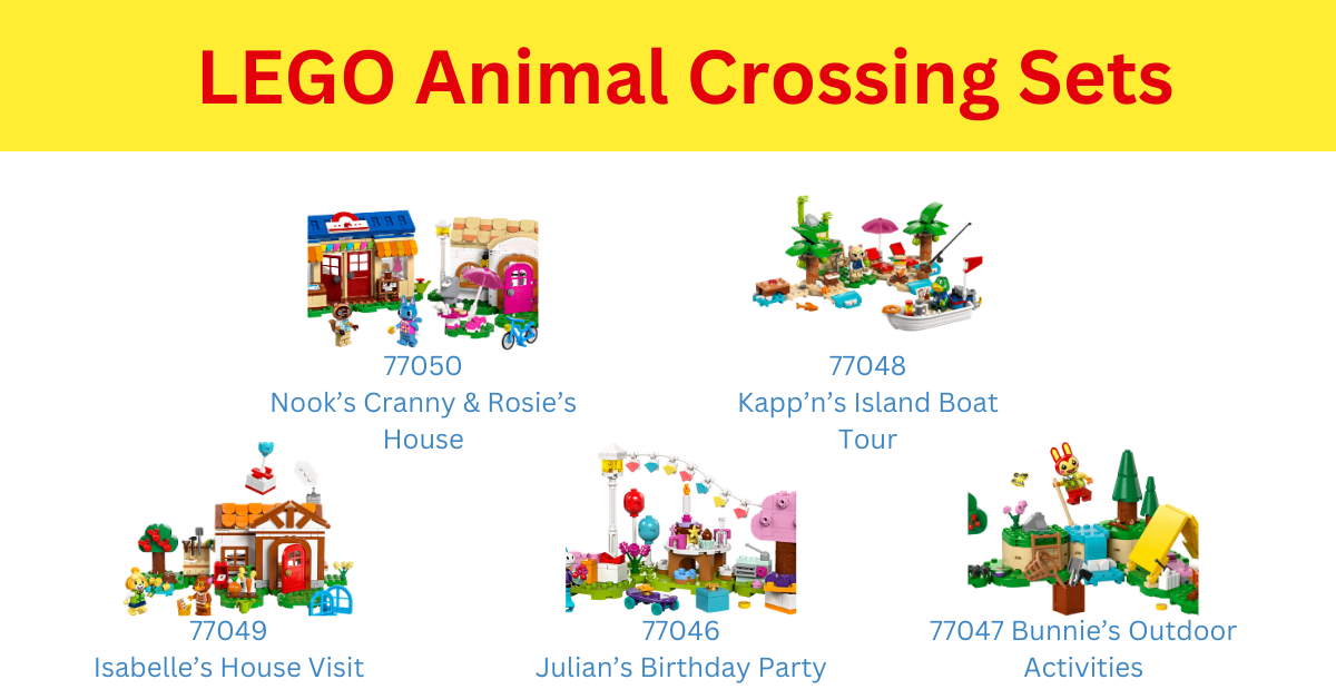 LEGO Animal Crossing Sets