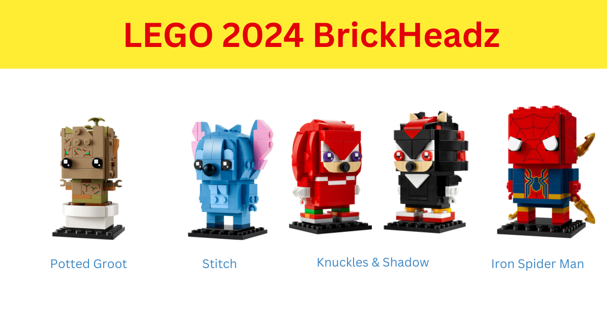 The new LEGO 2024 Brickheadz - Brick Land