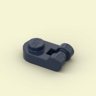 1x1 Plate Round with Bar Handle Dark Blue