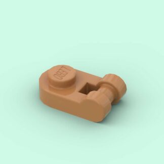 1x1 Plate Round with Bar Handle Nougat