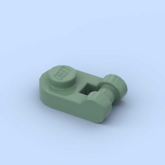 1x1 Plate Round with Bar Handle Sand Green