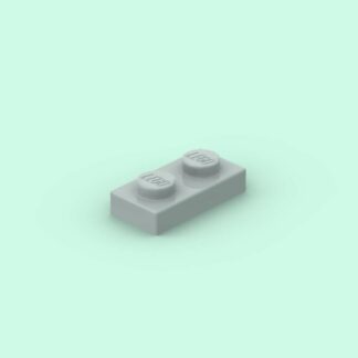 1x2 plate light bluish gray