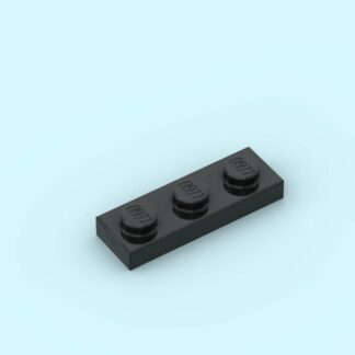 1x3 plate Black