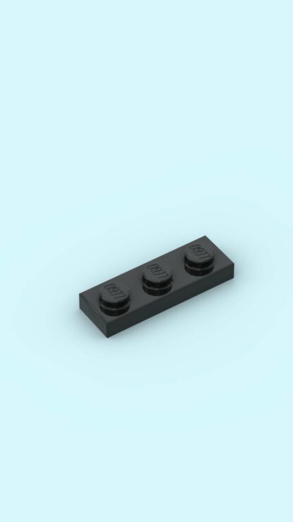 1x3 plate Black