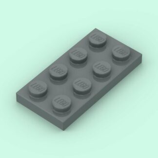 2x4 plate dark bluish gray