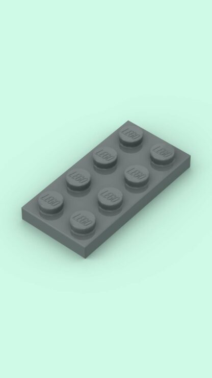 2x4 plate dark bluish gray