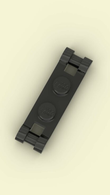 Black Plate Modified 1x2 with bar handles on Ends