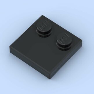 Black Tile, Modified 2 x 2 with Studs on Edge