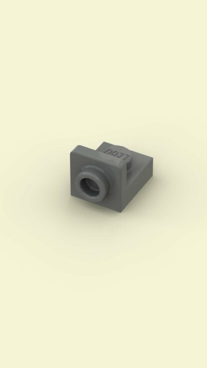LEGO Part Bracket 1 x 1 - 1 x 1 Inverted Dark Bluish Gray