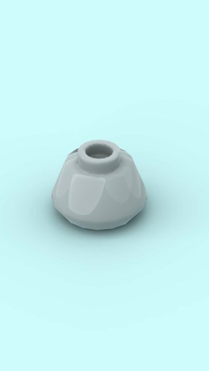 LEGO Part Cone 1 1/2 x 1 1/2 x 2/3 Truncated Light Bluish Gray