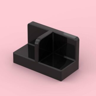 LEGO Part Panel 1 x 2 x 1 with Rounded Corners and Center Divider