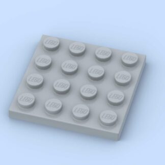 Plate 4x4 Light Bluish Gray