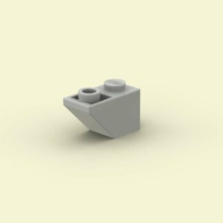 LEGO Part 2 x 1 Slope Inverted 45 Light Bluish Gray