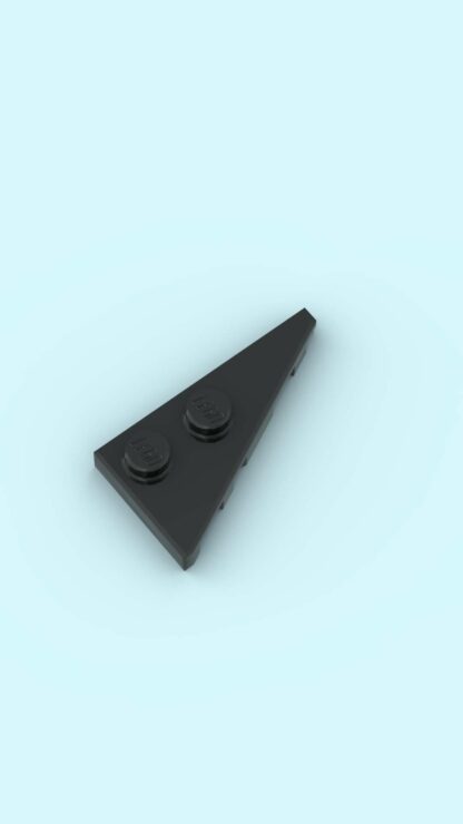 Wedge Plate 4 x 2 Right Pointed Black