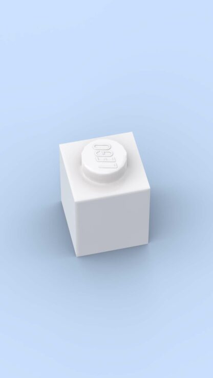 LEGO Part 1x1 Brick White