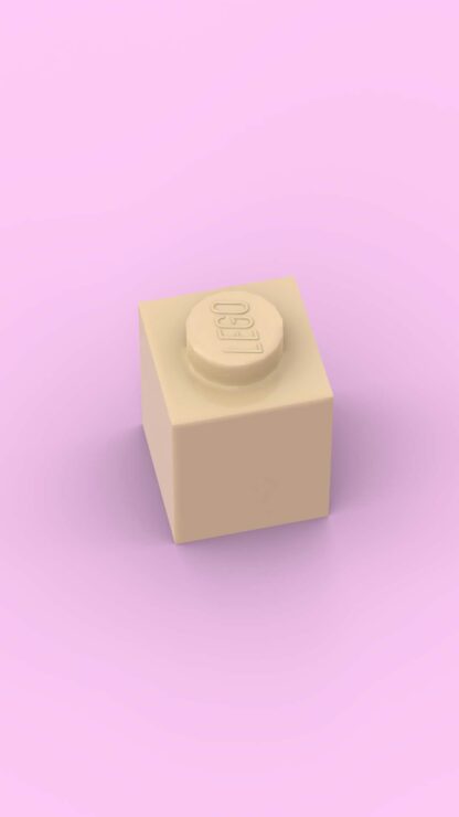 LEGO Part 1x1 Brick Brick Yellow (Tan)