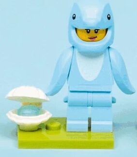 LEGO Dolphin Minifigure CMF 28