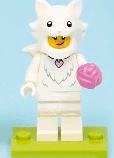 LEGO Fluffy Cat Minifigure CMF 28