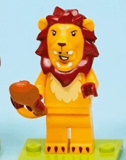 LEGO Lion Minifigure CMF 28