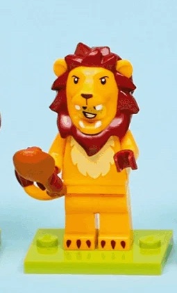 LEGO Lion Minifigure CMF 28