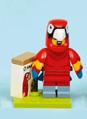 LEGO Parrot Minifigure CMF 28